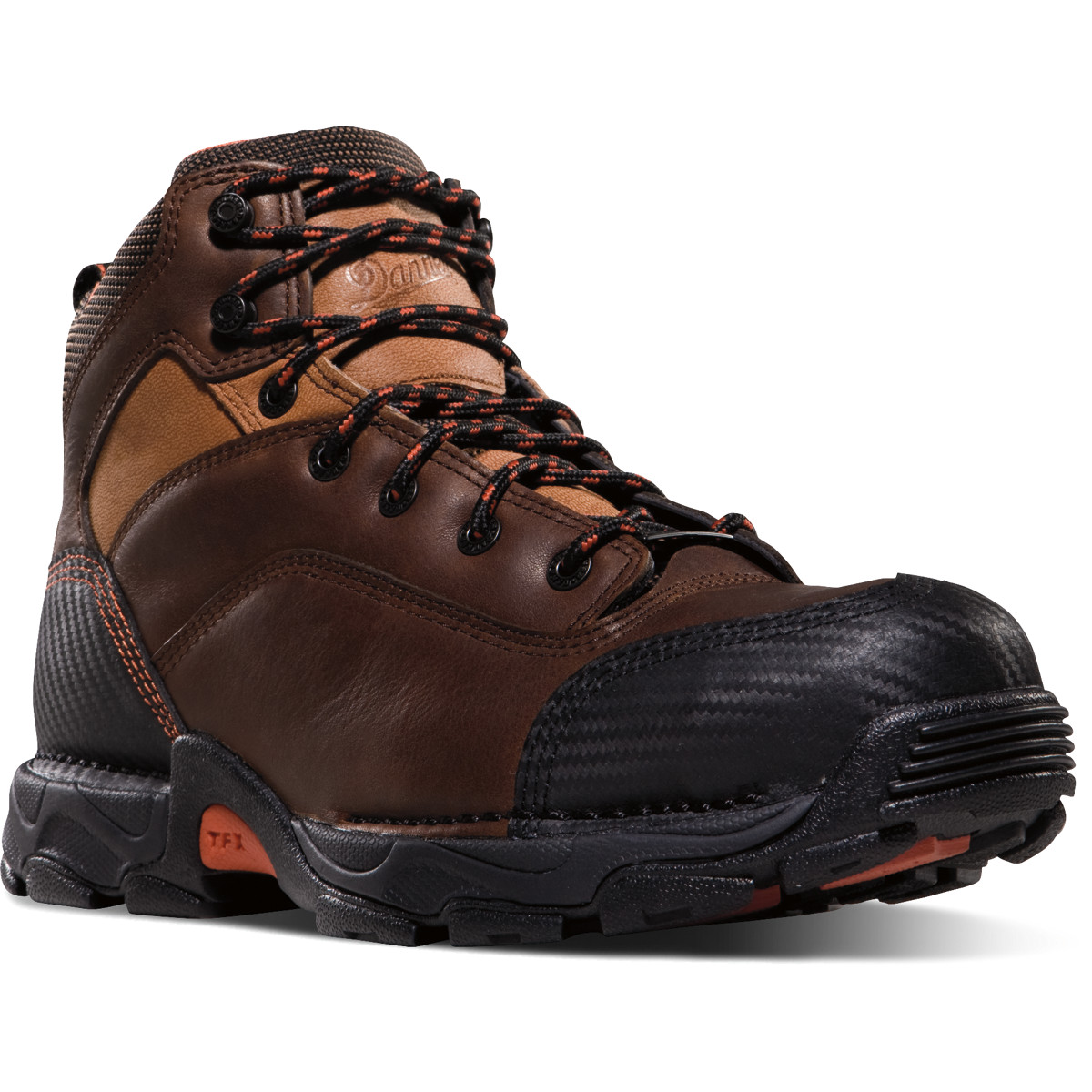 Danner Mens Corvallis Work Boots Dark Brown - SAT178639